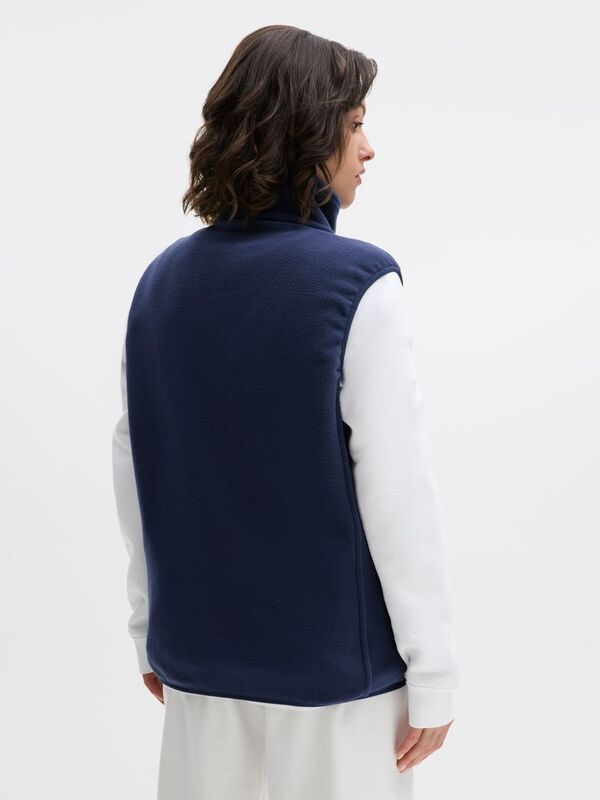 Жилет флисовый унисекс Ben Mac, темно-синий арт.18621.40