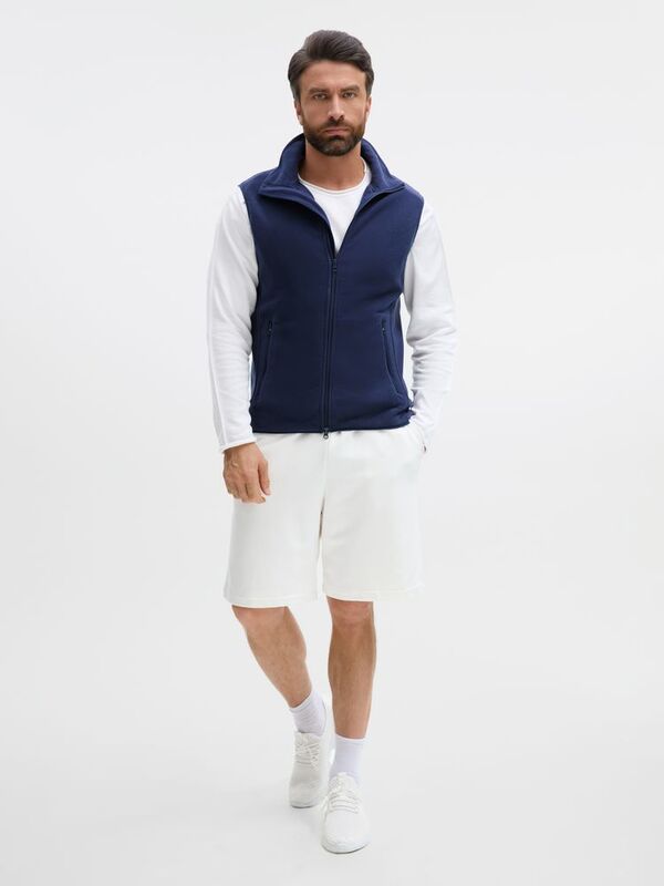 Жилет флисовый унисекс Ben Mac, темно-синий арт.18621.40