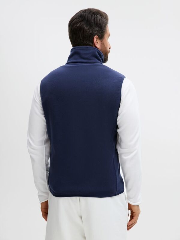 Жилет флисовый унисекс Ben Mac, темно-синий арт.18621.40