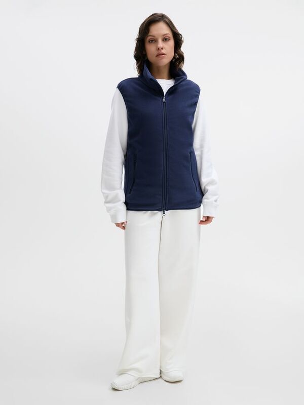 Жилет флисовый унисекс Ben Mac, темно-синий арт.18621.40