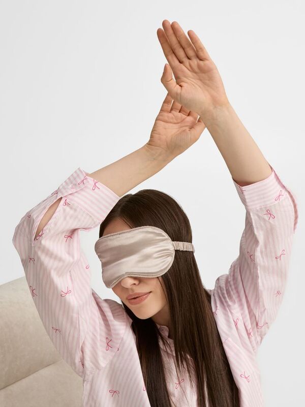 Двухстороняя маска для сна Veluto, серая арт.18786.10