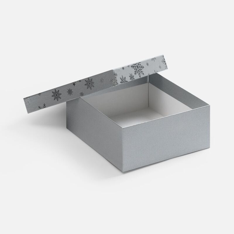 Коробка Wintry, серебристая арт.25022.10