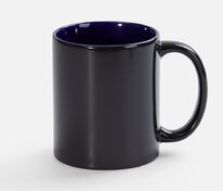 Кружка-хамелеон On Display, глянцевая, черная с синим арт.22407.40