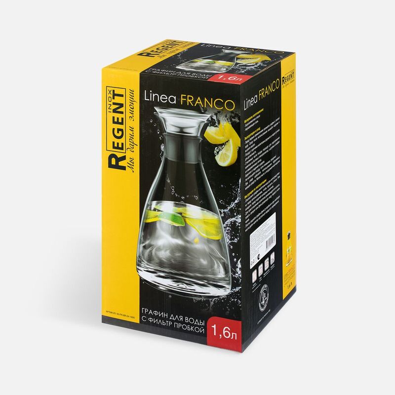 Графин для воды с фильтр-пробкой Linea Franco арт.20446.00