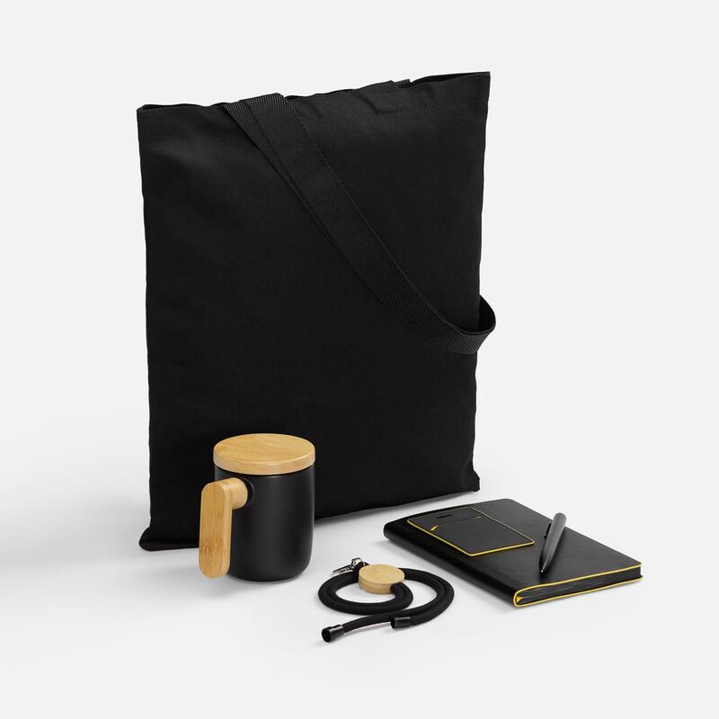 Набор Trait Office, черный с желтым арт.24778.38