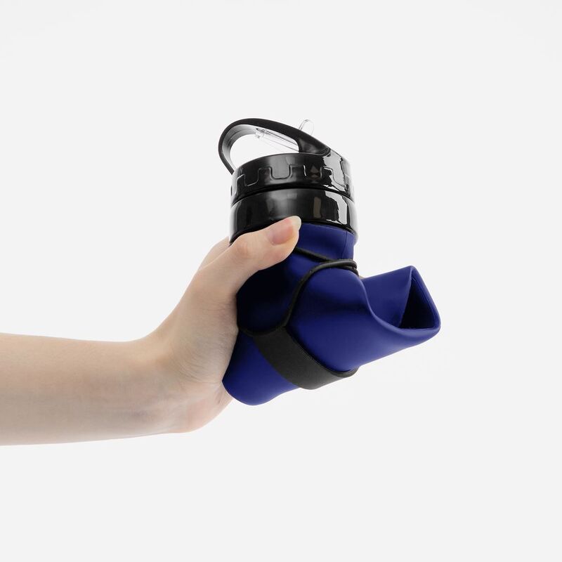 Складная бутылка для воды Langfossen, синяя арт.17490.40