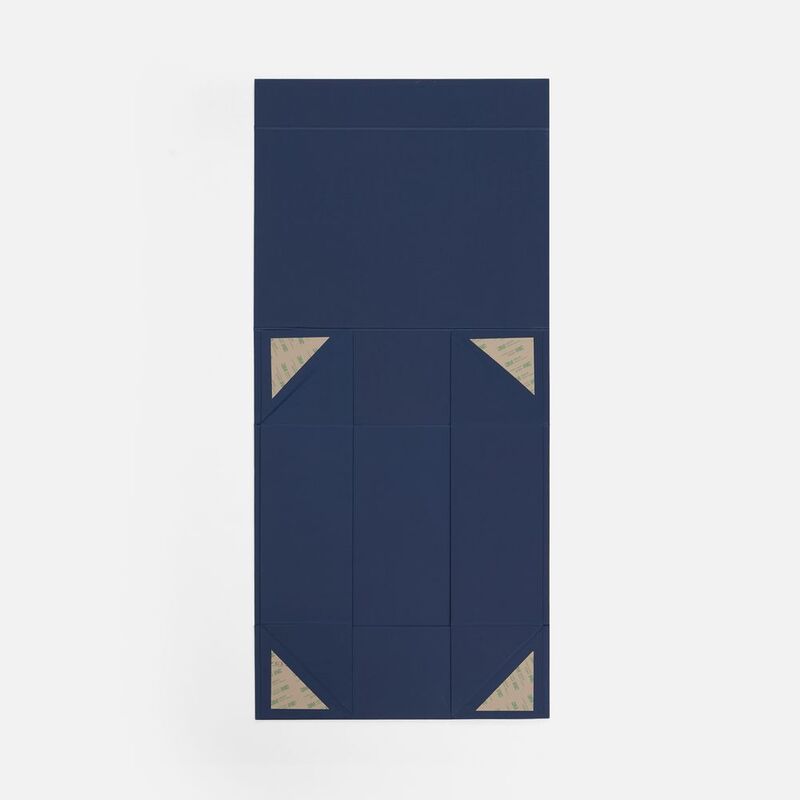 Коробка складная Quadra Fold, темно-синяя арт.25079.40