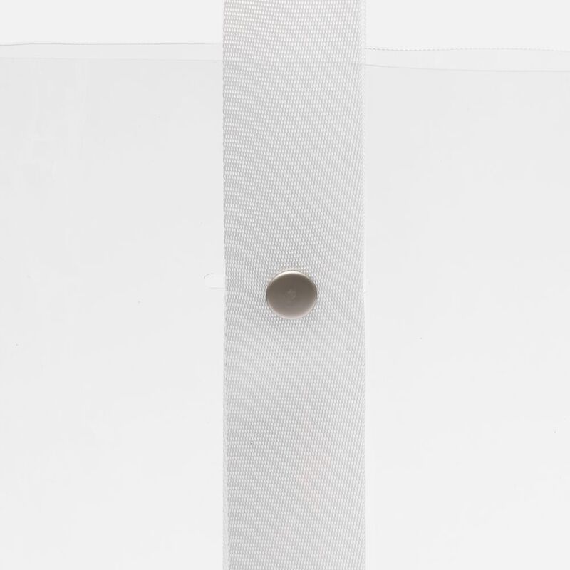 Шопер Clear Fest, ver.2, прозрачный с белыми ручками арт.19938.60