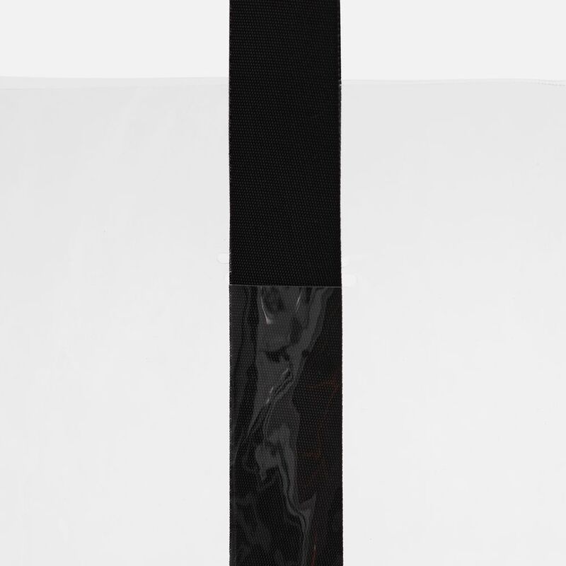 Шопер Clear Fest, ver.2, прозрачный с черными ручками арт.19938.30