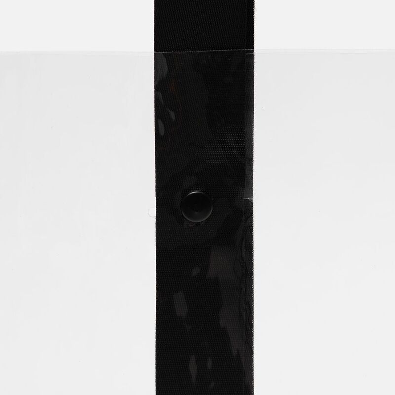 Шопер Clear Fest, ver.2, прозрачный с черными ручками арт.19938.30