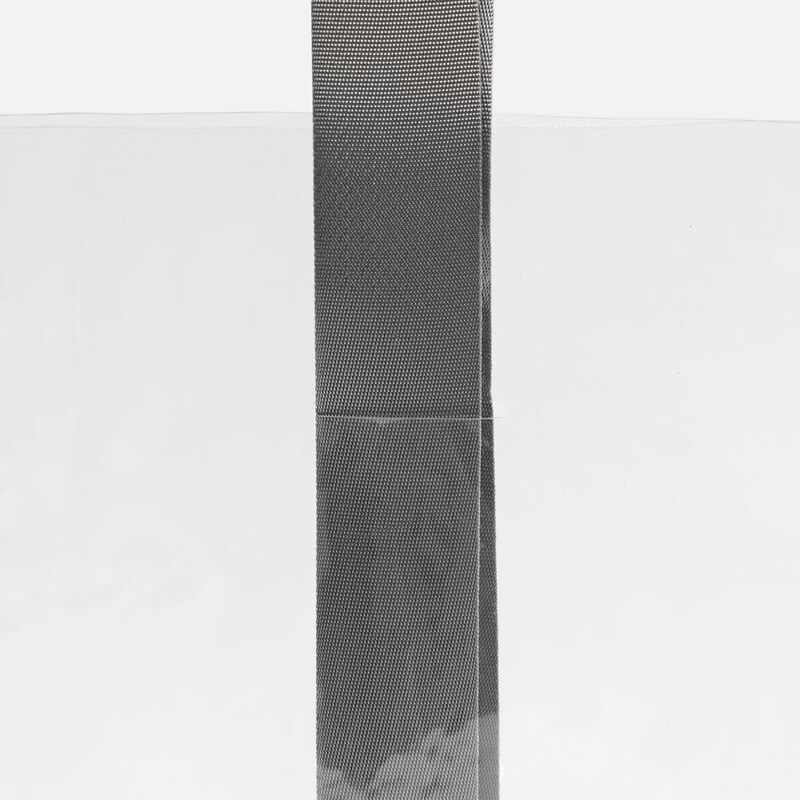 Шопер Clear Fest, ver.2, прозрачный с серыми ручками арт.19938.10