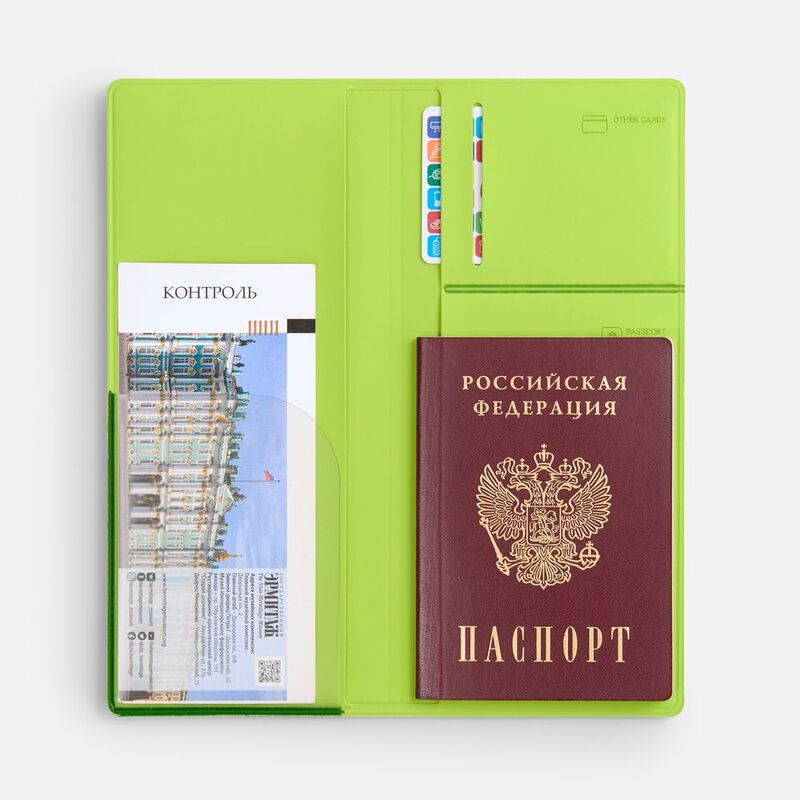 Дорожный органайзер Dorset, светло-зеленый арт.12649.91