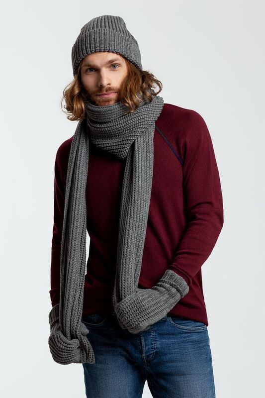 Шапка Nordkyn, серый меланж (эбонит) арт.10450.32