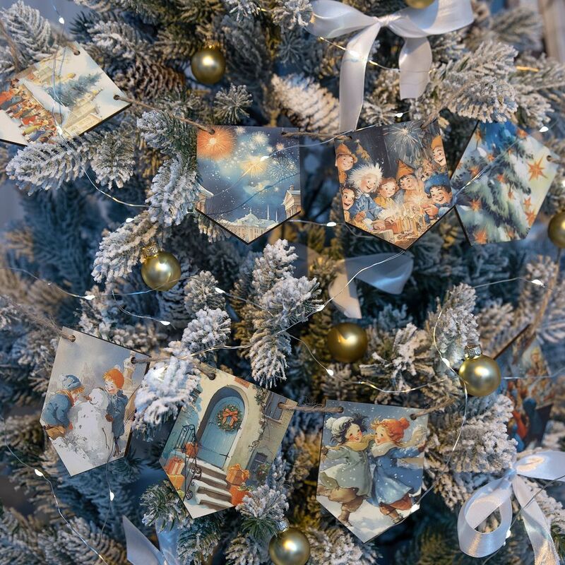 Деревянные флажки &laquo;Праздничные мотивы&raquo; арт.20448.00