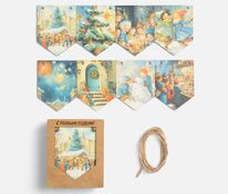 Деревянные флажки «Праздничные мотивы» арт.20448.00