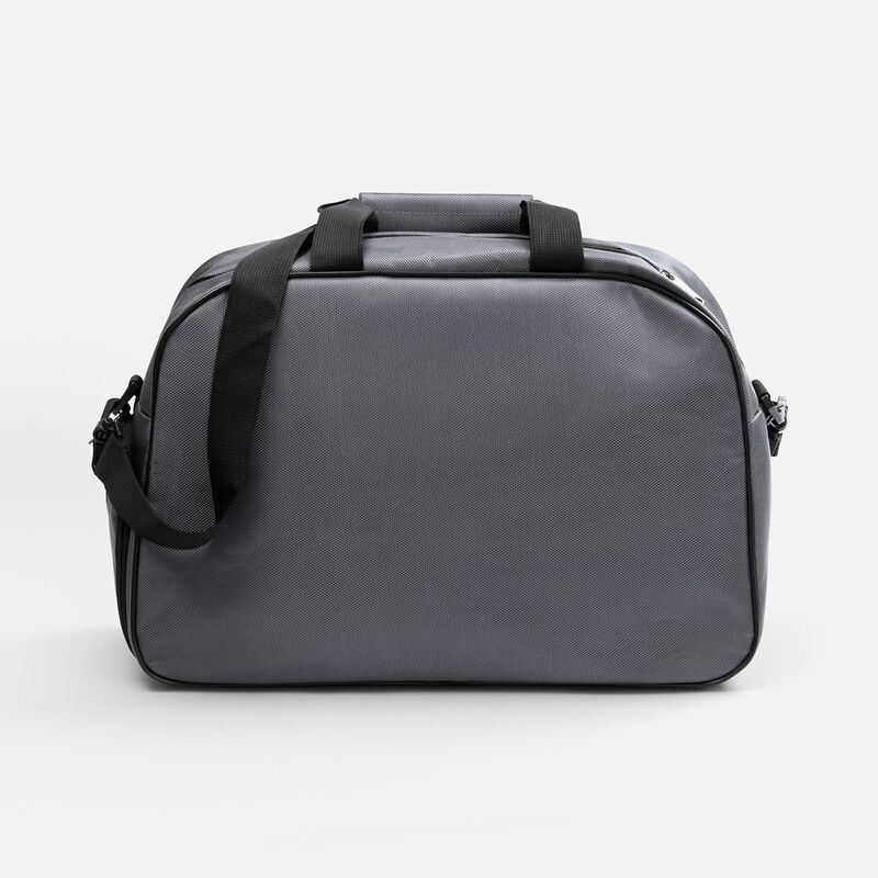 Спортивная сумка Atlantes, светло-серая с черным арт.18645.13