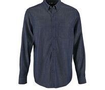 Рубашка мужская Barry Men, синяя (деним) арт.02100600