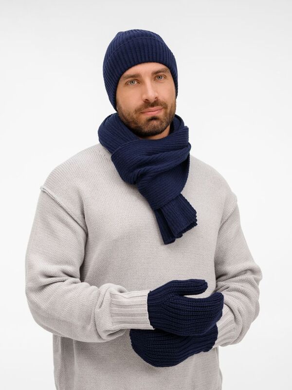 Шапка Catch Match, темно-синяя арт.20385.41