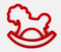 Подвеска «Лошадка-качалка», 3D-печать на заказ арт.19976.01