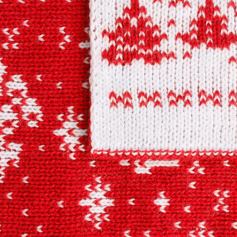 Плед Holidale, красный с молочным арт.20787.56