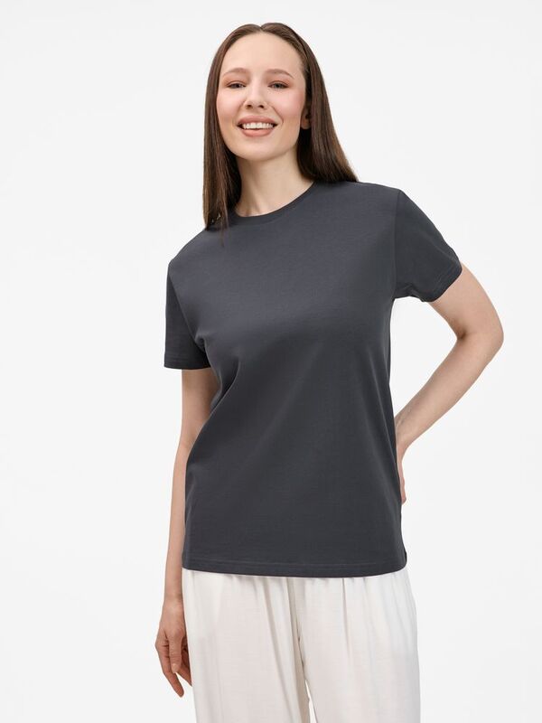 Футболка унисекс T-Bolka 200, темно-серая (графит) арт.20992.10