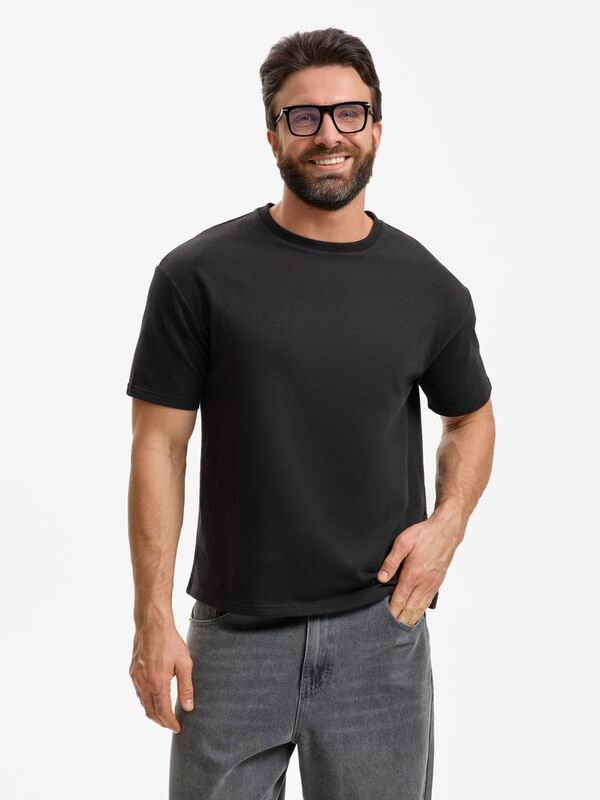 Футболка унисекс Durington, черная арт.20993.30