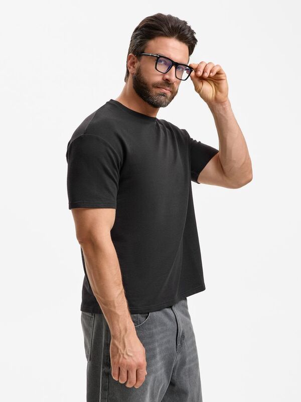 Футболка унисекс Durington, черная арт.20993.30