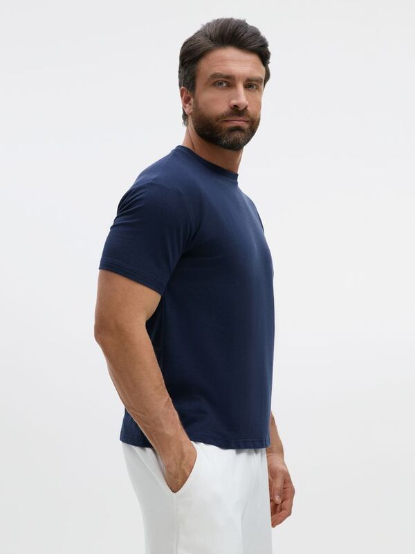 Футболка унисекс Durington, темно-синяя арт.20993.40