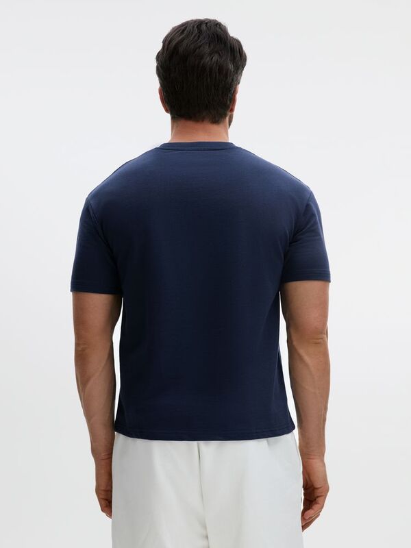 Футболка унисекс Durington, темно-синяя арт.20993.40