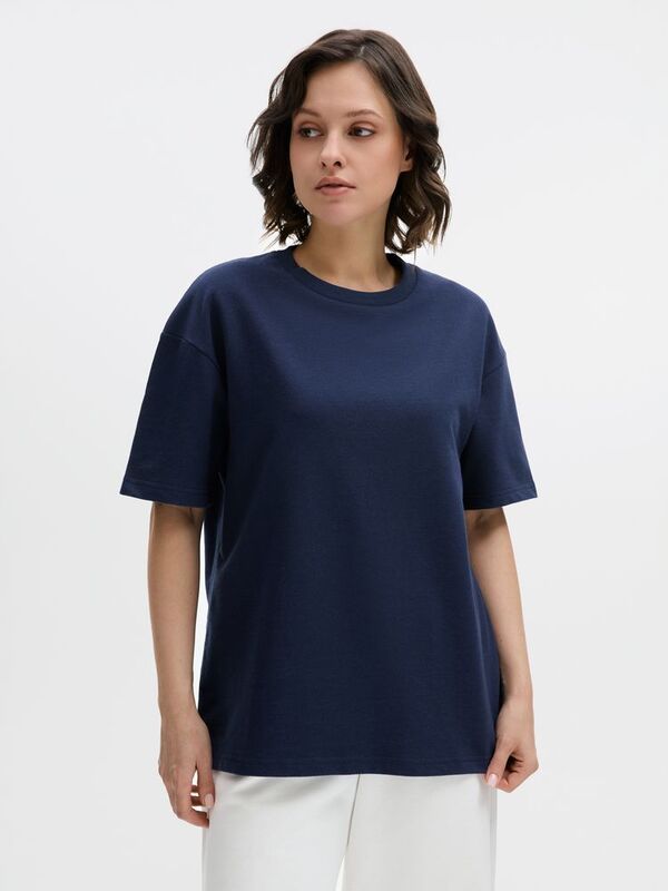 Футболка унисекс Durington, темно-синяя арт.20993.40