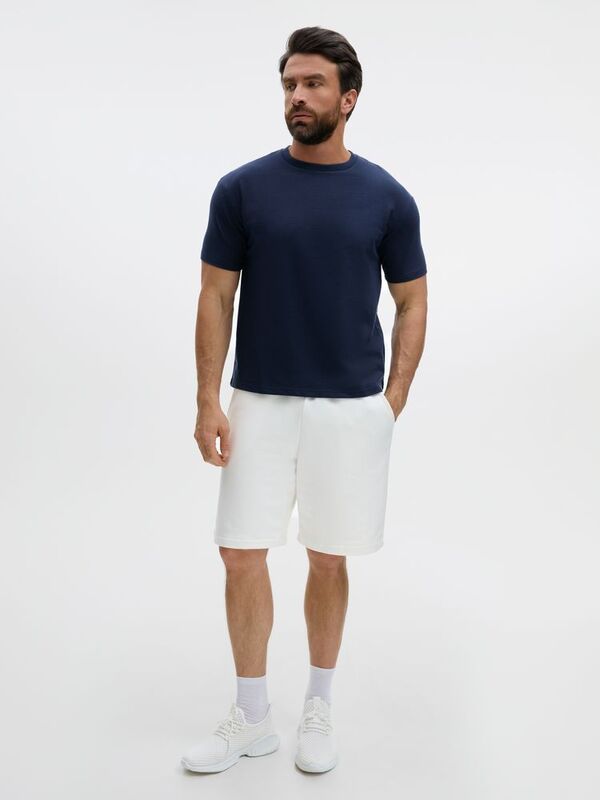 Футболка унисекс Durington, темно-синяя арт.20993.40