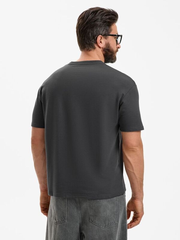 Футболка унисекс Durington, темно-серая (графит) арт.20993.10