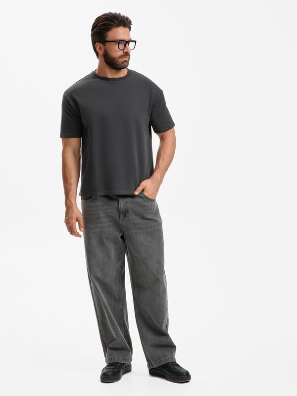 Футболка унисекс Durington, темно-серая (графит) арт.20993.10