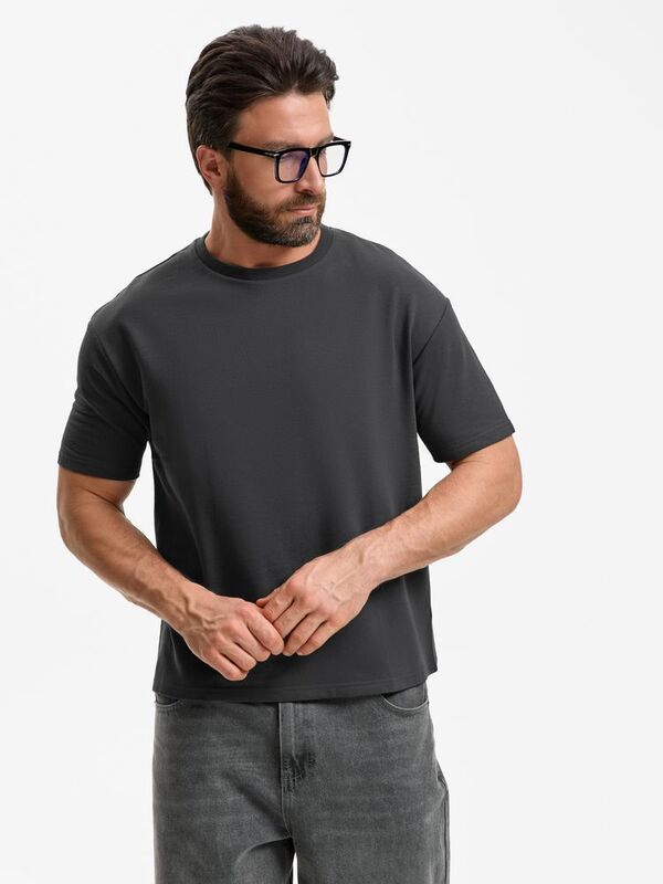 Футболка унисекс Durington, темно-серая (графит) арт.20993.10