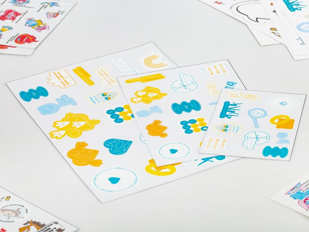 Наклейки UV-DTF Sticker Pack на заказ, S арт.21939.01