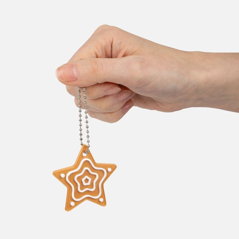 Мини-подвеска &laquo;Пряник&raquo;, 3D-печать на заказ, звездочка арт.19977.13