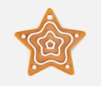 Мини-подвеска «Пряник», 3D-печать на заказ, звездочка арт.19977.13