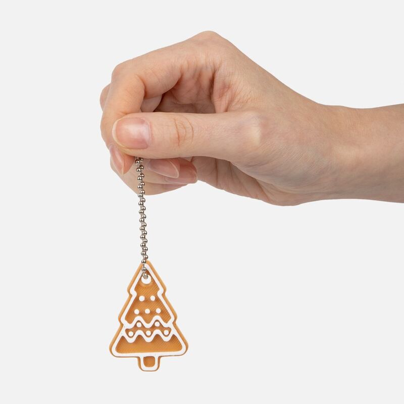 Мини-подвеска &laquo;Пряник&raquo;, 3D-печать на заказ, елочка арт.19977.02
