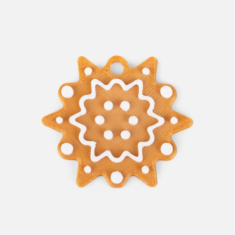 Мини-подвеска &laquo;Пряник&raquo;, 3D-печать на заказ, снежинка арт.19977.03