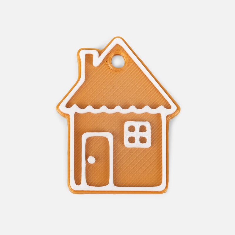 Мини-подвеска &laquo;Пряник&raquo;, 3D-печать на заказ, домик арт.19977.04