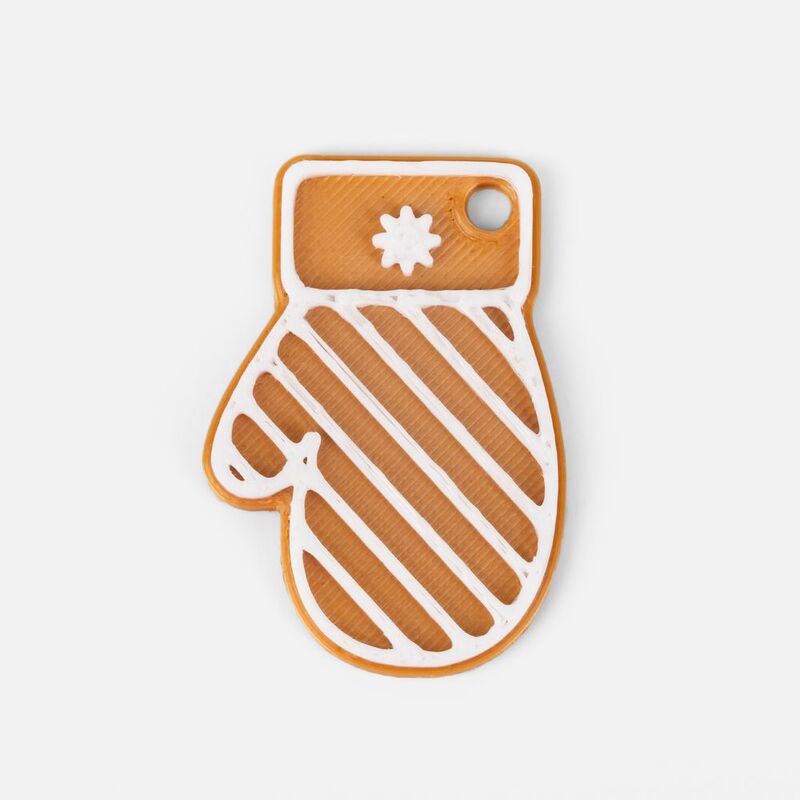 Мини-подвеска &laquo;Пряник&raquo;, 3D-печать на заказ, варежка арт.19977.05