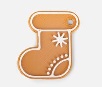 Мини-подвеска «Пряник», 3D-печать на заказ, носочек арт.19977.06