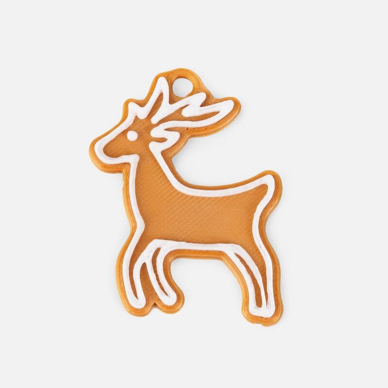 Мини-подвеска &laquo;Пряник&raquo;, 3D-печать на заказ, олень арт.19977.07