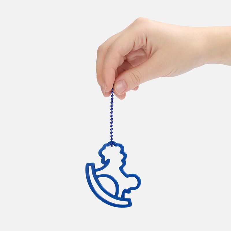 Подвеска &laquo;Лошадка-качалка&raquo;, 3D-печать, синяя арт.23319.40