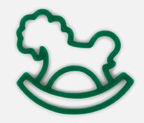 Подвеска «Лошадка-качалка», 3D-печать, зеленая арт.23319.90