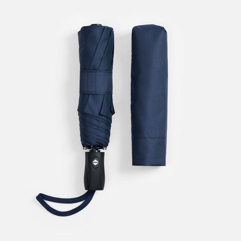 Зонт складной Brellix, темно-синий арт.18779.43