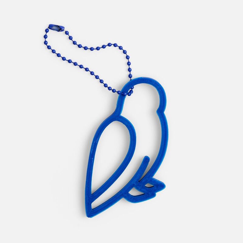 Подвеска &laquo;Сова&raquo;, 3D-печать, синяя арт.23320.40