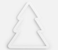 Подвеска «Елочка», 3D-печать, белая арт.23321.60