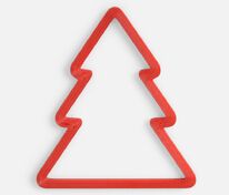 Подвеска «Елочка», 3D-печать, красная арт.23321.50