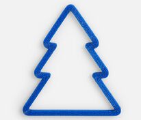 Подвеска «Елочка», 3D-печать, синяя арт.23321.40